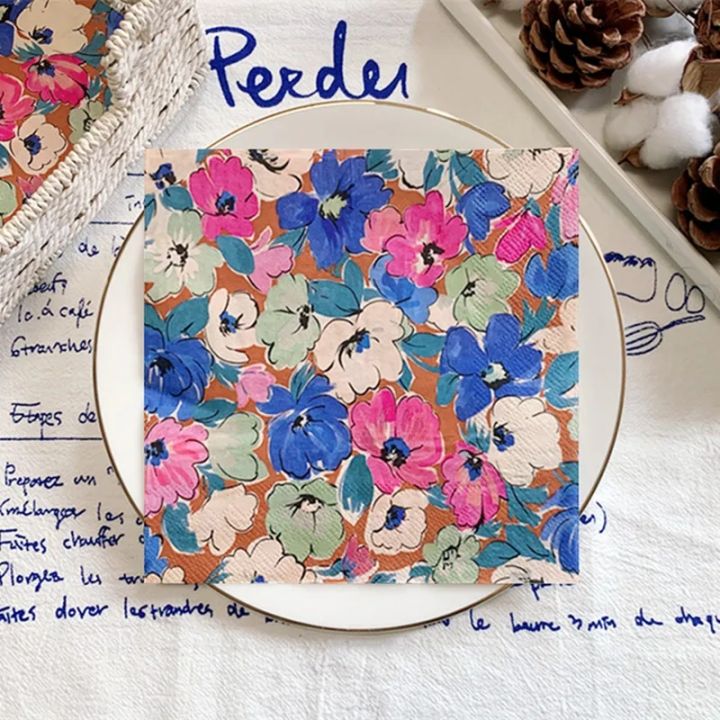 5Pcs%20Mix%20Random%20Flower%20Butterfly%20Decoupage%20Paper%20Napkins%20Floral%20Serviette%20Paper%20Tissues%20for%20Wedding%20Xmas%20Party%20Decor%20-%20Image%207