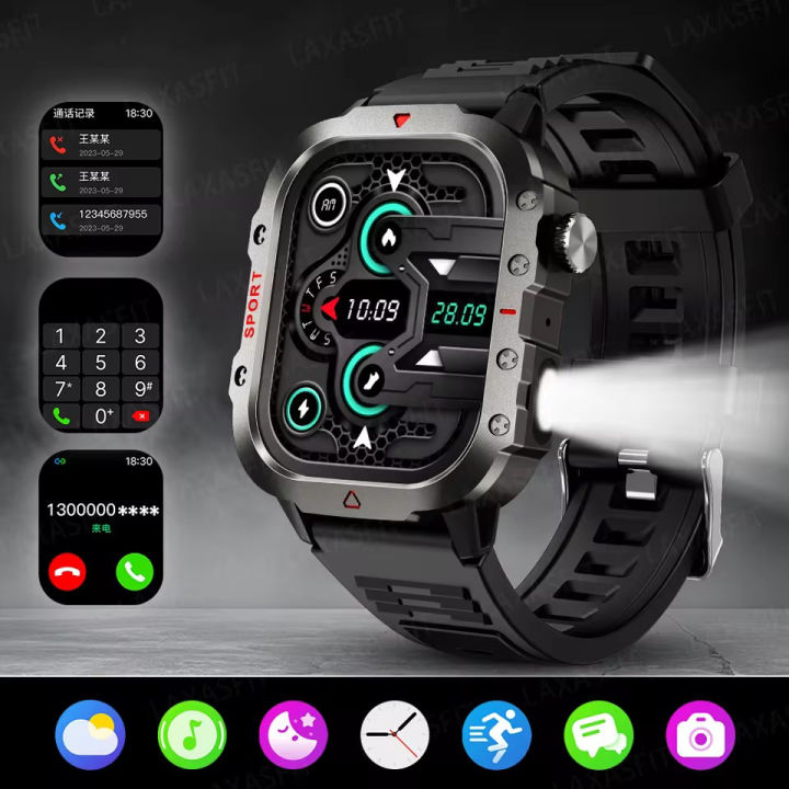 TIMACK%C2%AE%20H11%20Smart%20Watch%201.99"%20HD%20Full%20Touch%20Screen%20Men%20Bluetooth%20Call%2044*38*13mm%20Magnetic%20Wireless%20Charging%20Custom%20Picture%20Smartwatch%20for%20IOS%20Android%20for%20Men%20Women%20Holiday%20Gifts%20-%20Image%2010