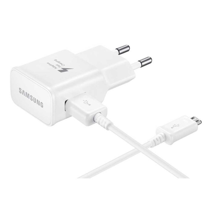 For Samsung Galaxy J8 J6 J6+ J4 J4 Plus J7 J7 Prime J5 J5 Prime J2 J2 Prime Fast Charger with Micro USB Cable