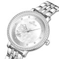 NAVIFORCE NF5017 Silver Stainless Steel Analog Watch For Women - White & Silver. 