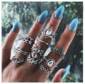 Jewelry Silver Ring set. 