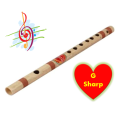 Bamboo G Sharp Medium Flute For Beginner Series - Natural.