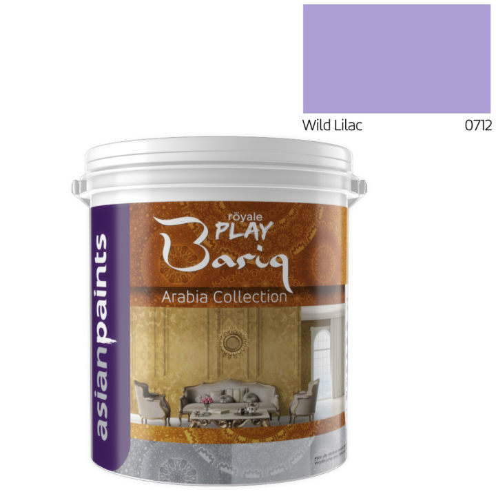 Asian Paints Royale Play Bariq Arabia Collection (White) - Wild Lilac