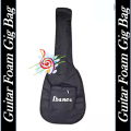 Acoustic Guitar Foam Bag, jumbo Guitar Bag , Gig Bag - Black. 