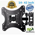 Upscaled Quality - Made with strong metal 14 "to 42" LED/Smart TV and LED TV Moving Wall Mount for Monitors - Innovative Design. 