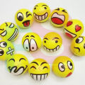 6.3 Cm Stress Ball Emoji Squeeze Ball Exercise Stress Ball Pu Rubber Toy - 1 Pcs. 