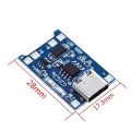 TP4056 Type-c USB 5V 1A 18650 Lithium Battery Charger Module Charging Board with Dual Protection Functions. 