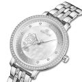 NAVIFORCE NF5017 Silver Stainless Steel Analog Watch For Women - White & Silver.