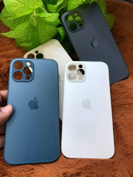 For%20Appel%2012%20Pro%20Max%20Luxury%20back%20glass%20matte%20Finishing%20Silicone%20Protect%20Back%20Cover%20Soft%20-%20Image%204