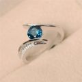 Blue Stone Ring Wedding Women Rings - Ring For Girls - Ring S.