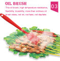 5Pcs/Set Black Pink Red Silicone Cooking Tool Sets Egg Beater Spoon Spatula Oil Brush Kitchenware Kitchen Utensils Sets. 
