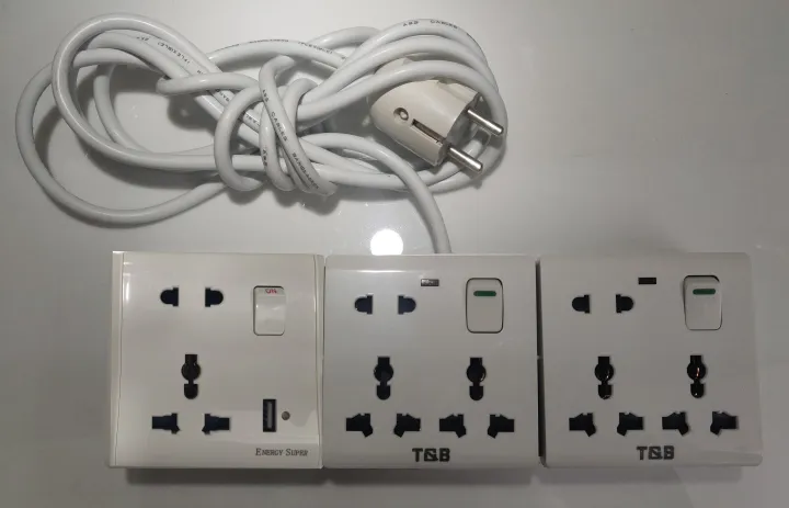 Multi%20Plug%20Custom%20Made%20Energy%20Super%20VIP%205%20Pin%201%20USB%203%20Gang%20Extension%20Socket%20with%20Switch%20ABS%2040/76%20wire%203Gang%204076%20Homemade%20MultiPlug%20PVC%208%20Pin%20T&B%20-%20Image%202