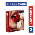 Sensation Mix - 3x3=9pcs-1 Pack Dotted Coffee Condom, 1 Pack Dotted Classic Condom & 1 Pack Super Dotted Strawberry Condom. 