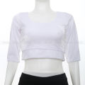 VELVET STRETCHY SHAREE BLOUSE 3/4 SLEEVE GOOD STITCHING FOR WOMEN. 