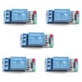5 Pieces- 5V Relay module 10A 250V AC for Arduino. 