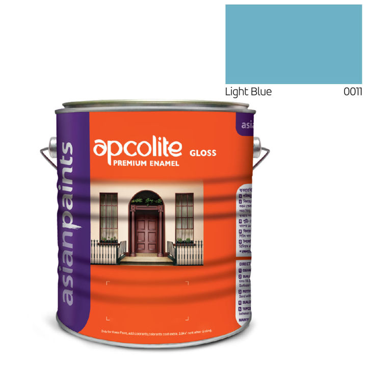 Apcolite Premium Gloss Paint - Light Blue - 4L