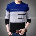 Quality Blue Color Cotton Full Sleeve Sweater  for Men. 