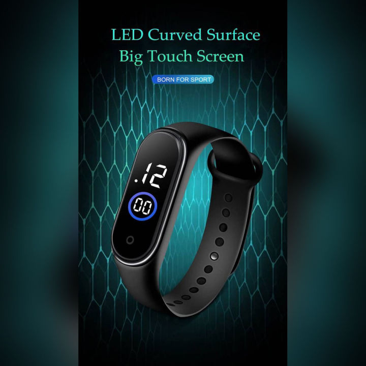 Waterproof Sports LED Watch Silicone Digital Watch
