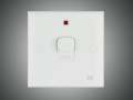 Energypac EG Series 32A DP Geyser Switch Socket Electrical Wall Power Switch with Indicator.