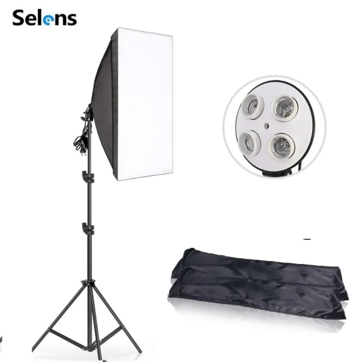Professional%204-in-1%20E27%20Lamp%20Holder%20Studio%20Softbox%20Light%20Kit%20(Black)%20with%2060x60cm%20Stand%20Included%20for%20Lighting%20Mastery%20-%20Image%205