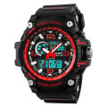 SKMEI Sports Fashion Digital Dual Display Countdown Chrono Alarm Waterproof Watch For Men 1283. 