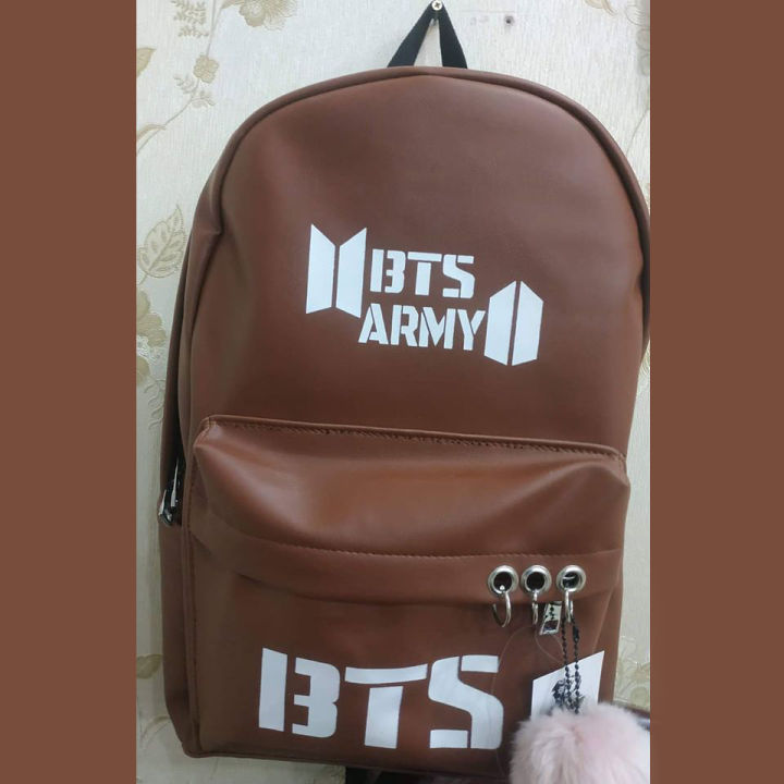 BTS school bag| KPOP | BTS ARMY NEW Logo