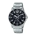 Casio MTD-330D-1AVDF Silver Metal Watch For Men. 