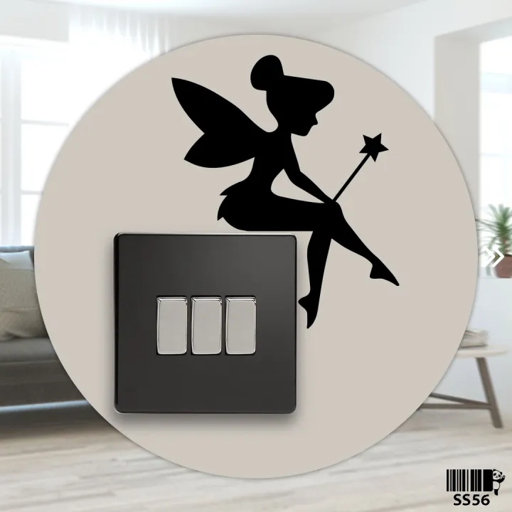 Tinkerbell Sitting With Magic Wand Wall Sticker For Home Decoration Home Decor Sticker - SS56 - Stickyfy - Minimalistic Sophistication