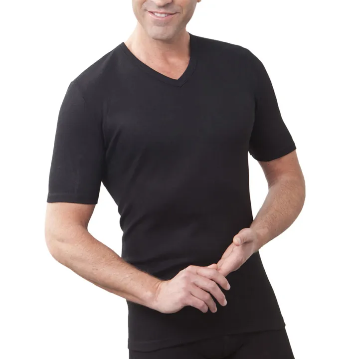 Mens%20V-neck%20Rib%20Structure%20Thermal%20Cotton%20Vest%20T-shirt%20From%20Levin%20-%20Image%208