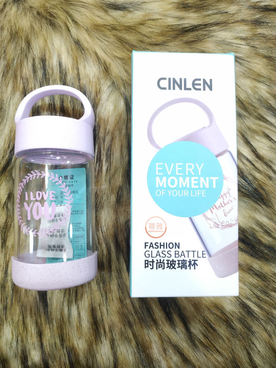 280Ml%20Outdoor%20Portable%20Glass%20Coffee%20Tea%20Water%20Bottle%20With%20Hand%20Strap%20Office%20Simple%20Style%20Fashion%20Star%20Bottle%20-%20Water%20Bottle%20-%20Image%205