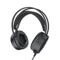 hoco Gaming Head phones W100 Touring Headset Black Color. 