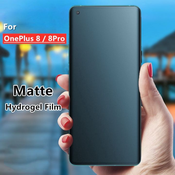 OnePlus%207%20Pro%20/%207t%20Pro%20/%20%208%20/%208%20Pro%20%20-%20Premium%20Anti-Fingerprint%20Matte%20Screen%20Protector%20Tempered%20Glass%20-%20Image%205