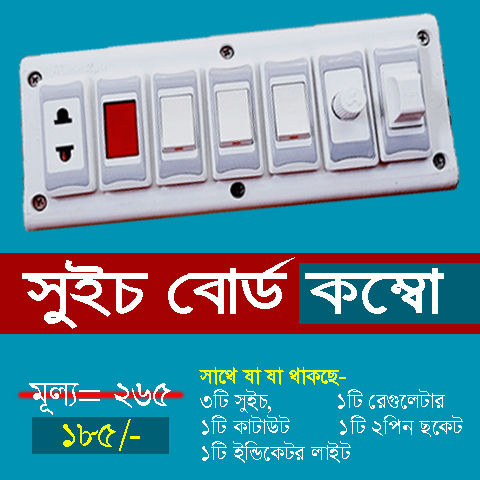 Electric%20Switch%20Board%20(Combo)%20With%20Switch,%20Socket,%20Indicator%20&%20Regulator%20-%20Image%202