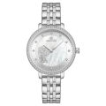 NAVIFORCE NF5017 Silver Stainless Steel Analog Watch For Women - White & Silver.