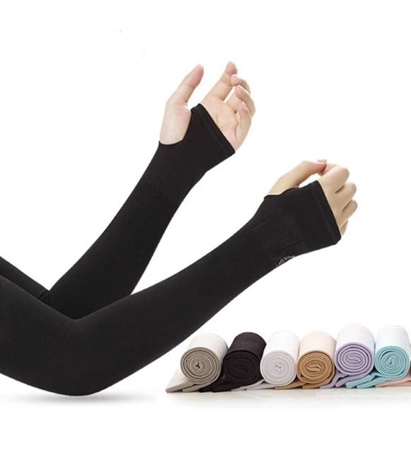 Outdoor%20Cool%20Arm%20Hand%20Sleeve%20Sun%20Protection%20Hand%20Fingerless%20For%20Slim%20Hand%20Gloves%202%20pcs%20-%20Image%204