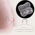 2 Piece Nipple Shield with Carrying Boxes, Silicone Nipple Protector Breastfeeding Nipple Guard Without BPA for Breastfeeding Nipple Extenders for Dear Mothers Retail Care.