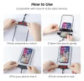 Clear Waterproof Mobile Phone Bags With Strap for iPhone 12 12pro 11 X XS XR 8 7 6 6S Plus Pouch Cases Cover For Samsung S10 S9, Universal Waterproof Phone Case, swimming pouch for mobile phone. 