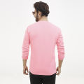 Coral Pink Color Cotton Full Sleeve T-Shirt For Men_Tshirt For Man. 