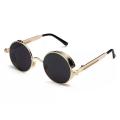 Round Metal Sunglasses Steampunk Men Women Fashion Glasses Brand Designer Retro Vintage Sunglasses - Sunglasses For Women.