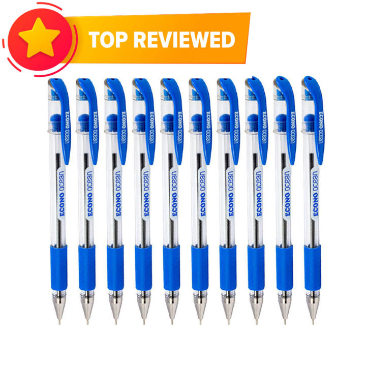 Econo%20Ocean%20Ball%20Pen%20-%2010%20pcs%20pens%20-%20(Black%20Ink%20-%20Blue%20Body)%20-%20Image%205