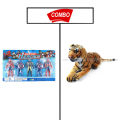 AVENGERS TOYS SET & TIGER TEDDY COMBO PACK FOR KIDS. 