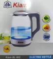 Kiam Electric Kettle (Glass) BL-002 (1.8Ltr). 