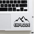 Explore in Bold Font Laptop Skin & Laptop Sticker Waterproof Removable Sticker For Any Kind of Laptop - LS145 - Sticker Buster.