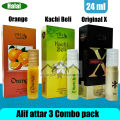 attar 3 combo by Alif - Ator total 24 ml. 