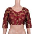 Stylish Addition - Indian Katan Blouse With Inner Falls Best Qualityfull & Comfortable Blouse For Women - Sustainable Choice.