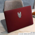 Red Background Of Iron Man Laptop Stickers & Laptop Skin Waterproof Removable Laptop Sticker For Any Kind of Laptop - (10.5X15.5 Inch) - LSKN598 - Alpha Decor. 