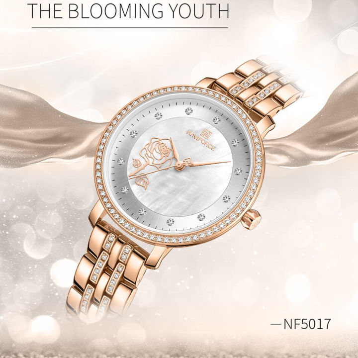 NAVIFORCE%20NF5017%20RoseGold%20Stainless%20Steel%20Analog%20Watch%20For%20Women%20-%20White%20&%20RoseGold%20-%20Image%203