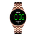 SKMEI SK1579S Rose Gold Stainless Steel Digital Watch For Men - Rose Gold.