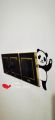 Baby Panda Peeking (Right) Vinyl Wall Sticker Wall Décor Vinyl Decal Sticker For Wall - SS218 - DDecorator - Minimalistic Sophistication. 