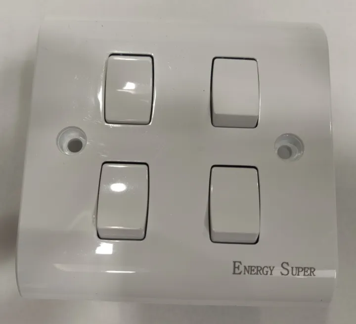 Energy%20Super%20White%2010A%20Four%20Gang%20Electrical%204%20Wall%20Switch%20Socket%20-%20Image%203